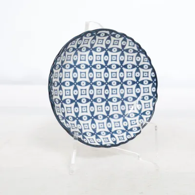 Petite assiette (Bleu, Blanc)
