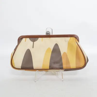 Purse (Brown, Yellow, Beige) from Orla Kiely