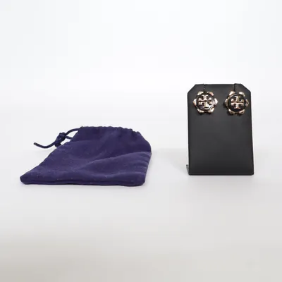 Oorbellen (Goud, Blauw) van Tory Burch Onbekend materiaal