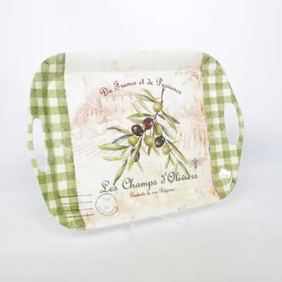 Bricka (Grön, Flerfärgad)