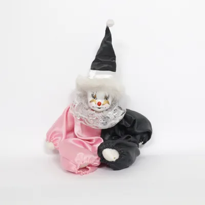 Poupée en porcelaine (Rose, Noir)