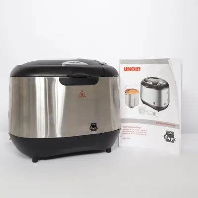 Bakmaskin (Svart, Silverfärgad) från Unold
