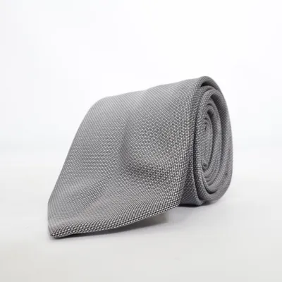 Cravate (Gris) de Michaelis Soie