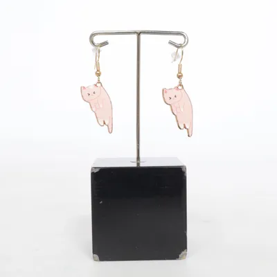 Boucles d'oreilles (Katze Kitty Cat ) Métal inconnu