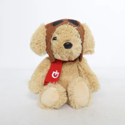 Soft toy (Beige, Brown, Red) from Aurora