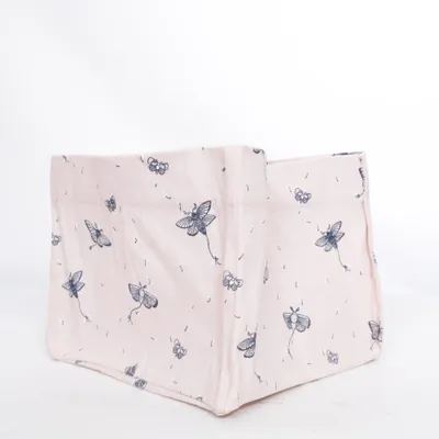 Storage basket (Pink, Black) from Søstrene Grene Cotton, Polyester