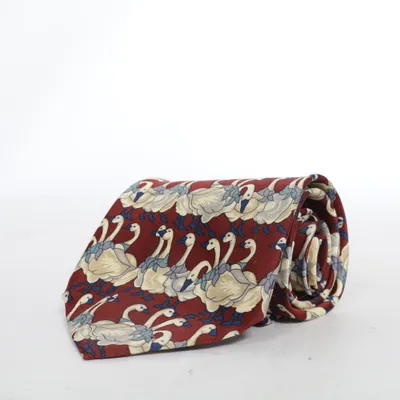 Tie (Red, Multicolored) from René Chagal Silk
