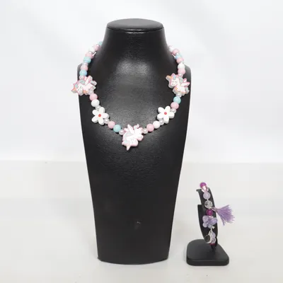 Ketting (Lila, Meerkleurig) Onbekend materiaal