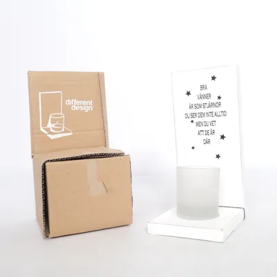 Waxinelichthouder (Wit, Zwart) van Different Design