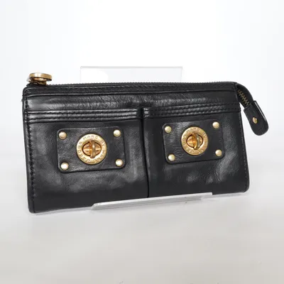 Portemonnee (Zwart) van Marc Jacobs Leer
