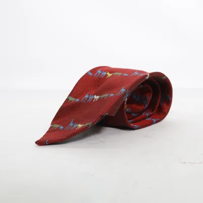 Tie (Red, Multicolored) from Hemley Silk
