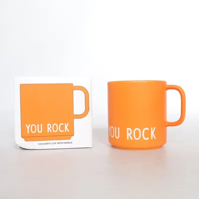 Becher (Orange) von Design Letters
