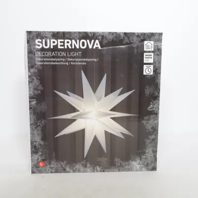 Julstjärna (Supernova) från Rusta