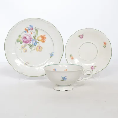 Servis (Vit, Flerfärgad)