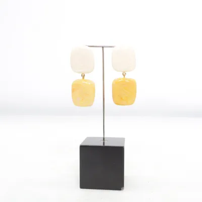 Oorbellen (Beige, Geel, Meerkleurig) van Les Bijoux Sézane Onbekend materiaal