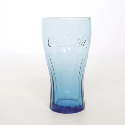 Drinking glass (Blue) from Coca Cola