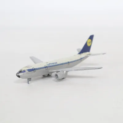 Legetøjsflyvemaskine (Hvid, Blå, Sølv) fra Lufthansa