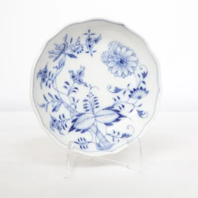Assiett (Vit, Blå) från Meissen