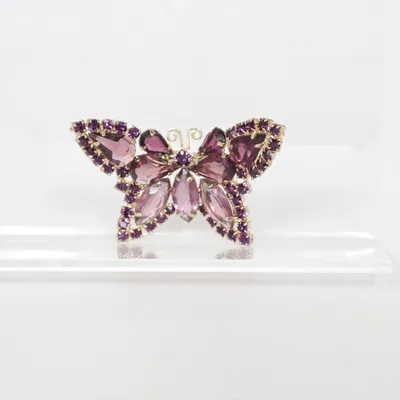 Broche (Guld, Pink) Ukendt metal