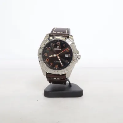 Armbandsur (Brun, Silverfärgad) från Festina