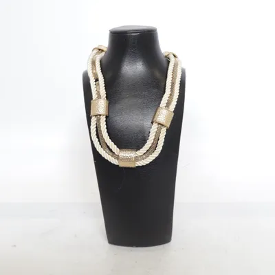 Necklace (Beige, Gold) from Opia Unknown metal