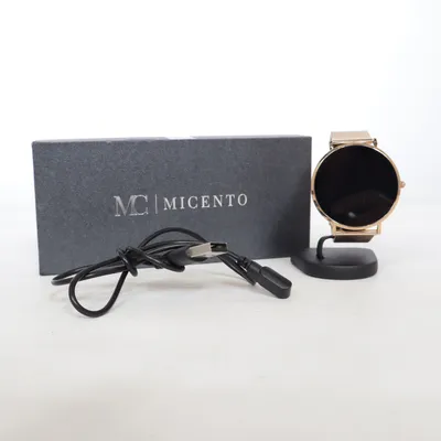 Smartwatch (Svart, Guldfärgad) från Micento