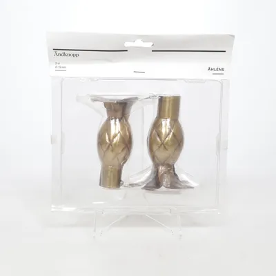 Gardinstångsknoppar (Metall) från Åhléns