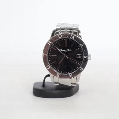 Armbåndsur (Sølv, Sort) fra Thomas Sabo
