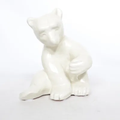 Figurin (Vit) från Upsala-Ekeby