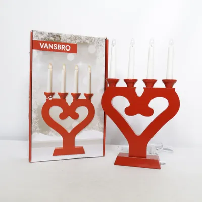 Elektrische adventskandelaar (Vansbro) van Rusta