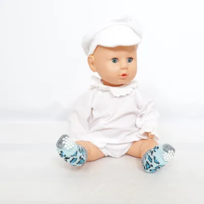 Doll (White, Blue, Gray) from Top-Toy