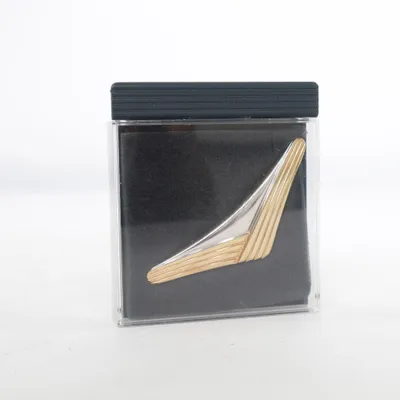 Broche (Or, Argent) Métal inconnu