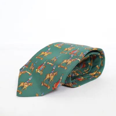 Slips (Grön, Flerfärgad) från Salvatore Ferragamo Silke