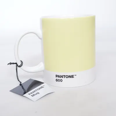 Mok (Geel, Wit) van Pantone