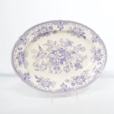 Serving platter (Asiatic Pheasants) from Gustafsberg