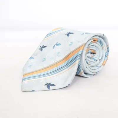 Cravate (Bleu, Orange, Multicolore) de Profuomo Soie