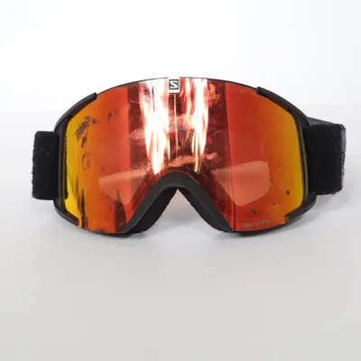 Skibril (Oranje, Zwart) van Salomon