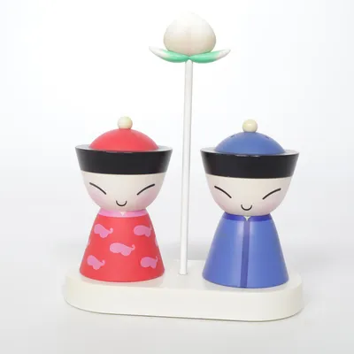 Figurine (White, Multicolored) from A Di Alessi