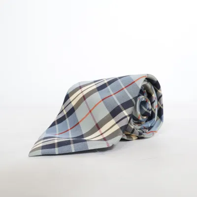 Cravate (Bleu, Beige, Multicolore) de Blazer Soie