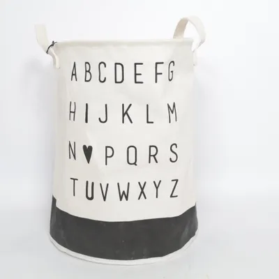Laundry basket (White, Black) from H&M