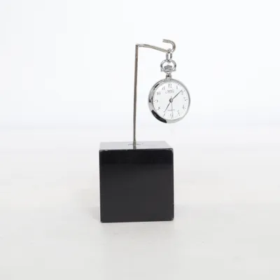 Pendant (Silver, White) from Quartz   Unknown metal