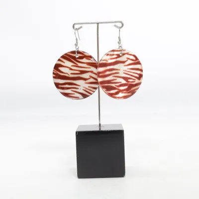 Øreringe (Brun, Hvid, Flerfarvet) fra Fashion Jewelry Ukendt metal