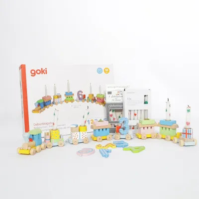 Train jouet (Birthday Train) de Goki
