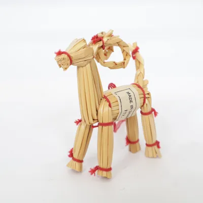 Julbock (Beige, Röd)