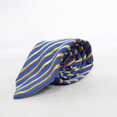 Tie (Blue, Yellow) from Charles Tyrwhitt Cotton, Silk