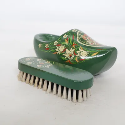 Skoborste (Grön, Flerfärgad) från Holland