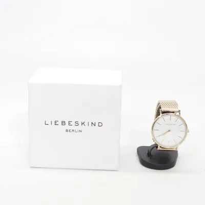 Armbåndsur (Guld, Hvid, Sort) fra Liebeskind Berlin