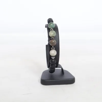 Armbånd (Sort, Grøn) Ukendt metal