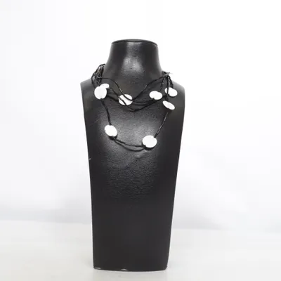 Necklace (Black, White) from Jaguar Unknown metal