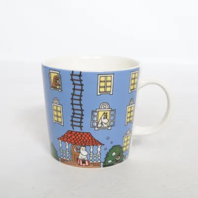 Kopp (Grön, Vit) från Arabia